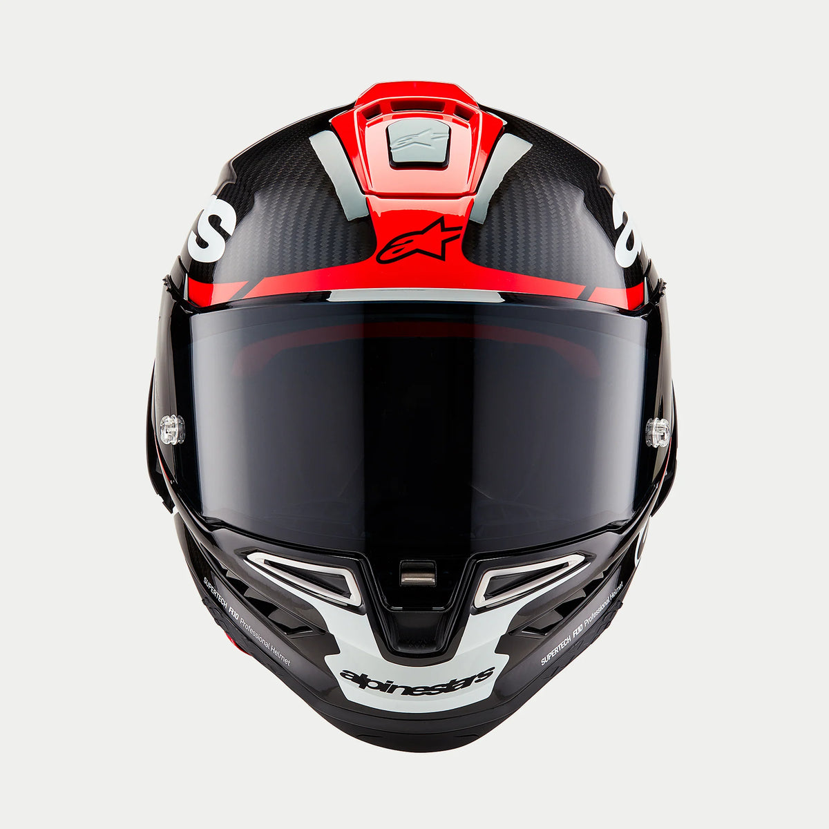 Alpinestars Supertech R10 Element Helmet Black/Carbon Bright Red