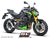 SC Project CR-T Carbon Fibre Slip-On Exhaust with stoneguard grid (without carbon fibre heat protection) for Kawasaki Z900 (2020-2024) K34B-T36CRE