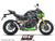 SC Project CR-T Carbon Fibre Slip-On Exhaust with stoneguard grid (without carbon fibre heat protection) for Kawasaki Z900 (2020-2024) K34B-T36CRE