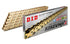 DID Chain 525 Pitch x 120 Links (ZVM-X2) Gold for Suzuki GSX-R 1000 (2017 onwards)