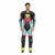 Dainese Laguna Seca 6 Perforated Leather Race Suit - One Piece (Black/Water/Fuchsia)
