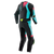 Dainese Laguna Seca 6 Perforated Leather Race Suit - One Piece (Black/Water/Fuchsia)