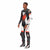 Dainese Laguna Seca 6 Perforated Leather Race Suit - One Piece (Black/White/Fluo Red)