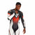 Dainese Laguna Seca 6 Perforated Leather Race Suit - One Piece (Black/White/Fluo Red)