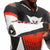 Dainese Laguna Seca 6 Perforated Leather Race Suit - One Piece (Black/White/Fluo Red)