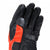 Dainese Carbon 4 Long Leather Gloves - Black/Fluo Red/White