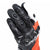 Dainese Carbon 4 Long Leather Gloves - Black/Fluo Red/White