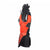 Dainese Carbon 4 Long Leather Gloves - Black/Fluo Red/White