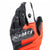 Dainese Carbon 4 Long Leather Gloves - Black/Fluo Red/White