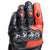 Dainese Carbon 4 Short Leather Gloves - Black/Fluo Red