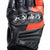 Dainese Carbon 4 Short Leather Gloves - Black/Fluo Red