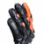 Dainese Carbon 4 Short Leather Gloves - Black/Fluo Red