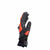 Dainese Carbon 4 Short Leather Gloves - Black/Fluo Red