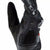 Dainese Carbon 4 Short Leather Gloves - Black/Black