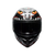 AGV K1 S Lyzard Helmet - Matt Black/Grey/Red