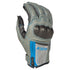 Klim Induction Gloves - Cool Gray Electric Blue Lemonade