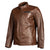 Klim Sixxer Leather Jacket - Sienna Brown | 7aftermarket Dubai UAE