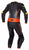 Spyke Aragon Race Leather Suit - Black/Fluo Red