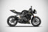 Zard Slip-On Exhaust Titanium Black for Triumph Street Triple 765 (2020-2022)