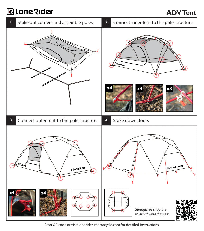 adv lone rider tent Lone Rider ADV Tent - Adventure Motorcycle Tent