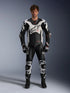 Alpinestars GP Plus V4 Sprint 1-Piece Leather Suit - Black White Red Fluo