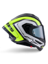 Alpinestars Supertech R10 Arius Helmet - Black/Silver/Yellow Fluo Glossy