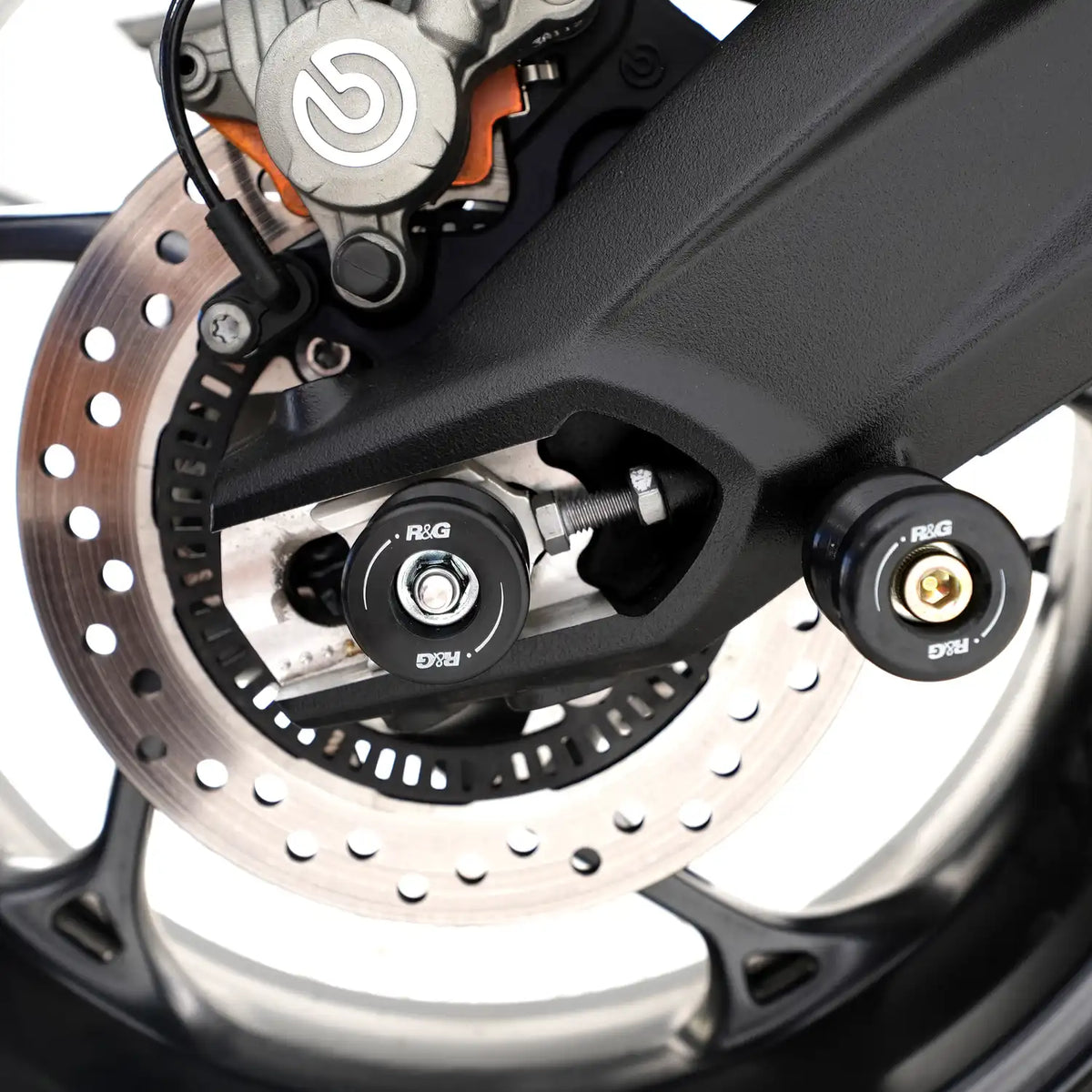 R&G Racing Swingarm Spool Sliders for Royal Enfield Interceptor 650 ...