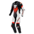 Dainese Laguna Seca 6 Perforated Leather Race Suit - One Piece (Black/White/Fluo Red) | 7aftermarket Dainese Dubai UAE
