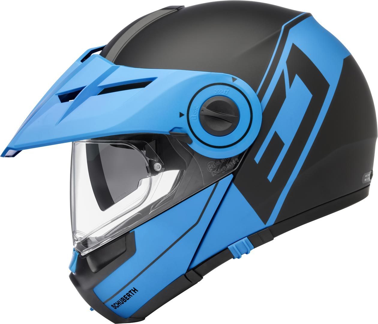 Schuberth E1 Radiant Blue Adventure Helmet Schuberth E1 Radiant Blue Adventure Helmet