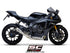 SC Project CR-T Titanium Exhaust with de-cat link pipe for Yamaha YZF R1 / R1M (2020-2024)