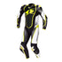 Spyke Aragon Race Leather Suit - Black/White/Fluo Yellow