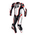 Spyke Aragon Race Leather Suit - White/Black/Red Fluo