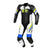 Spyke Estoril Race Leather Suit - Black/White/Fluo Yellow Blue | 7aftermarket Dubai UAE