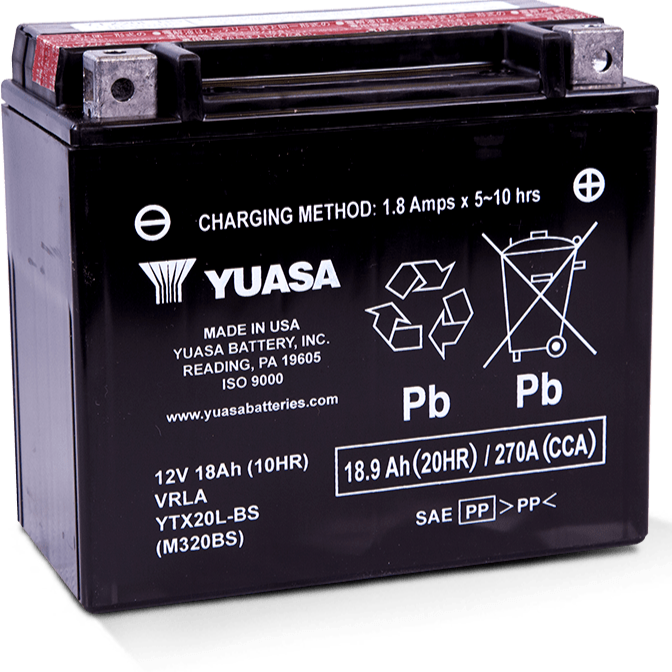 Yuasa YTX20L BS AGM Battery for Harley Davidson Softail Standard 2020 2023 7aftermarket Dubai UAE Advanced After market Solutions Parts for Auto Moto Enthusiasts