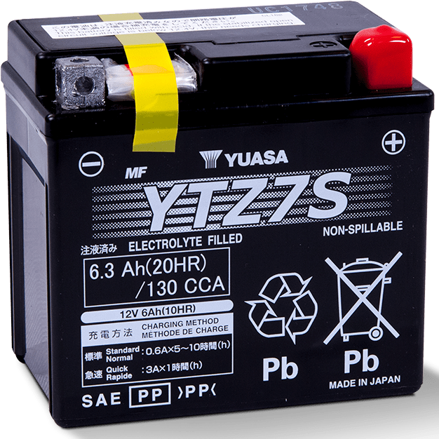 Yuasa YTZ7S AGM Battery for Honda CRF450X (2005-2017