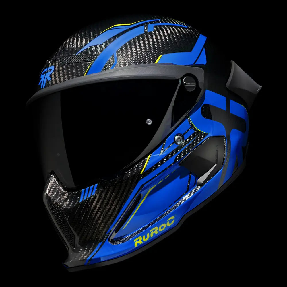 Ruroc ATLAS 4.0 Track Ice Blue Helmet | 7aftermarket Dubai UAE