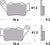 Brembo Rear Brake Pads for Royal Enfield Interceptor 650 (07BB02.SP) | 7aftermarket Dubai UAE