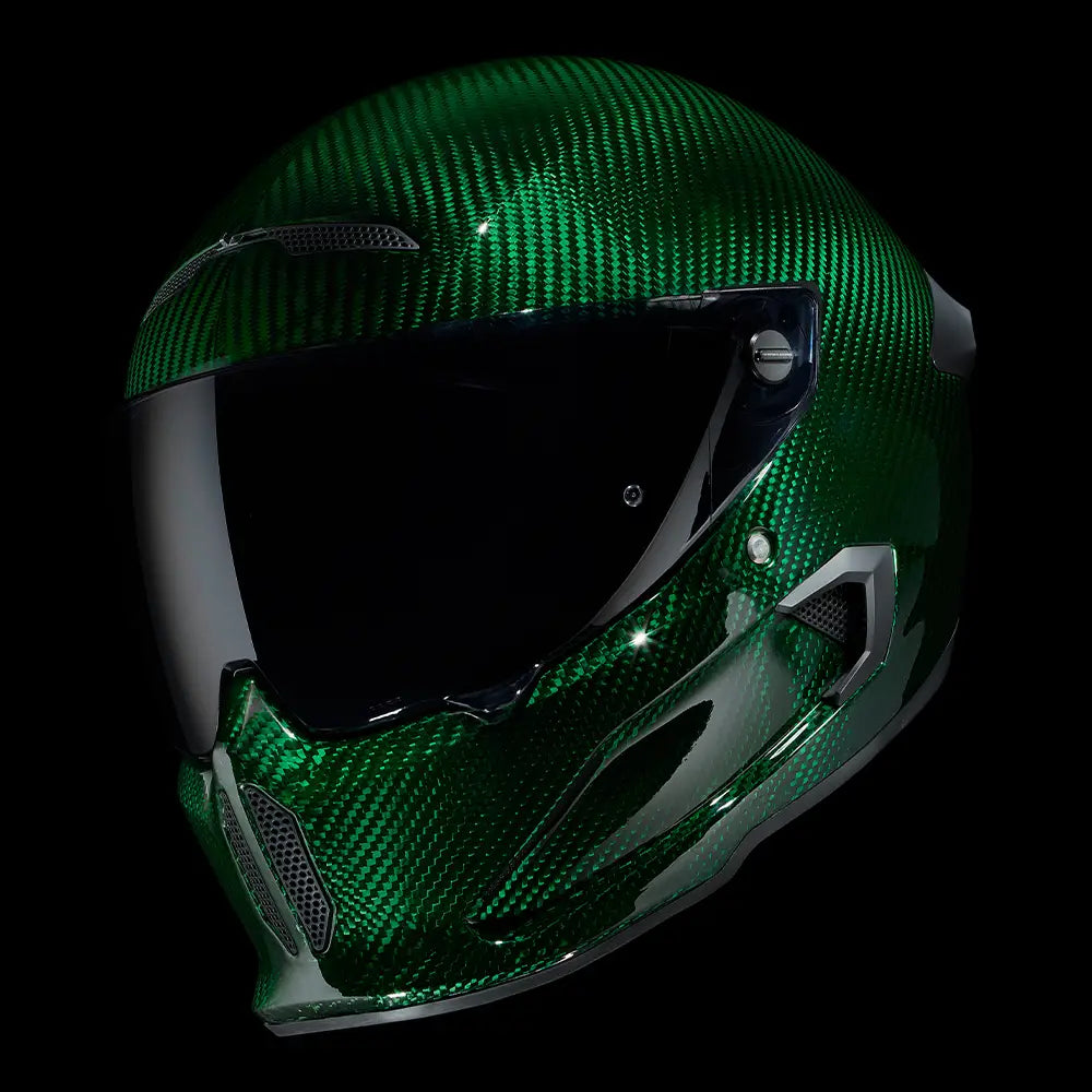Ruroc ATLAS Carbon Emerald Carbon Helmet 7aftermarket Dubai