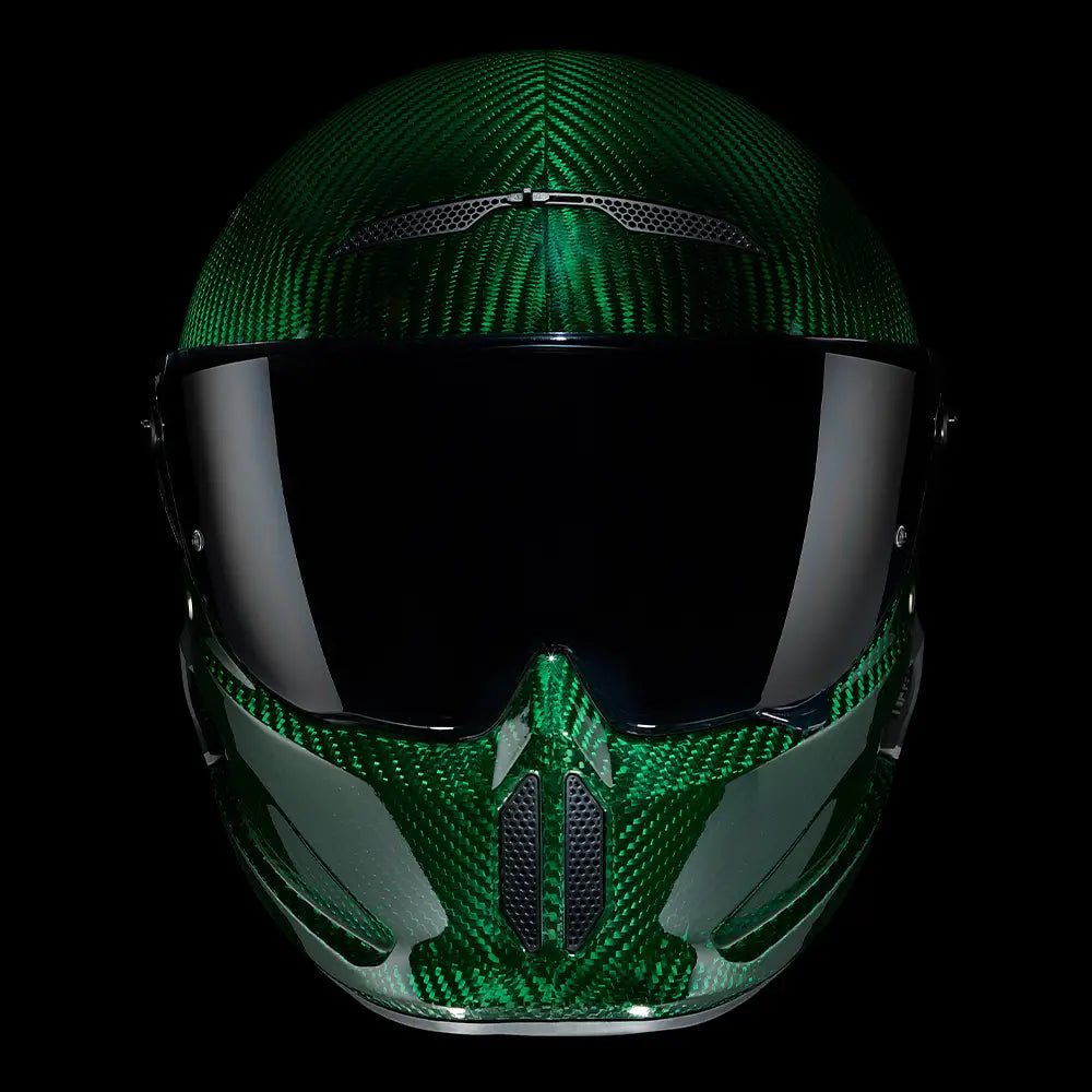 Ruroc ATLAS Carbon Emerald Carbon Helmet 7aftermarket Dubai