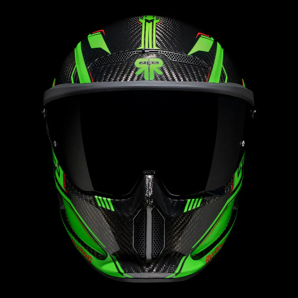 Ruroc ATLAS 4.0 Track Viper Green Helmet 7aftermarket Dubai UAE Advanced After market Solutions Parts for Auto Moto Enthusiasts