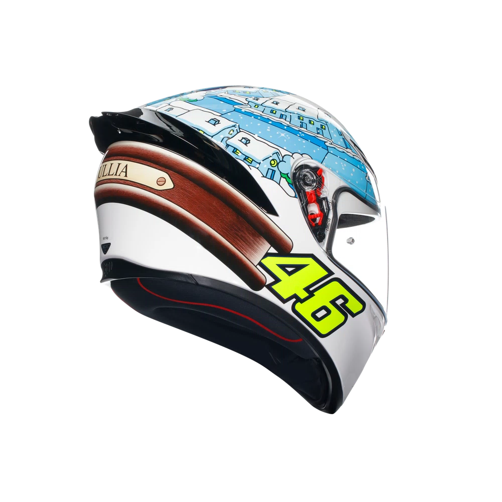 fullface helm test 2017 AGV K1 S Rossi Winter Test 2017 Helmet