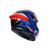 AGV K6 S Slashcut Helmet - Black/Blue/Red