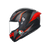 AGV K6 S Slashcut Helmet - Black/Grey/Red