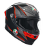 AGV K6 S Slashcut Helmet - Black/Grey/Red