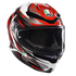 AGV K6 S Reeval White/Red/Grey Helmet