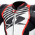 Spyke Aragon Race Leather Suit - White/Black/Red Fluo