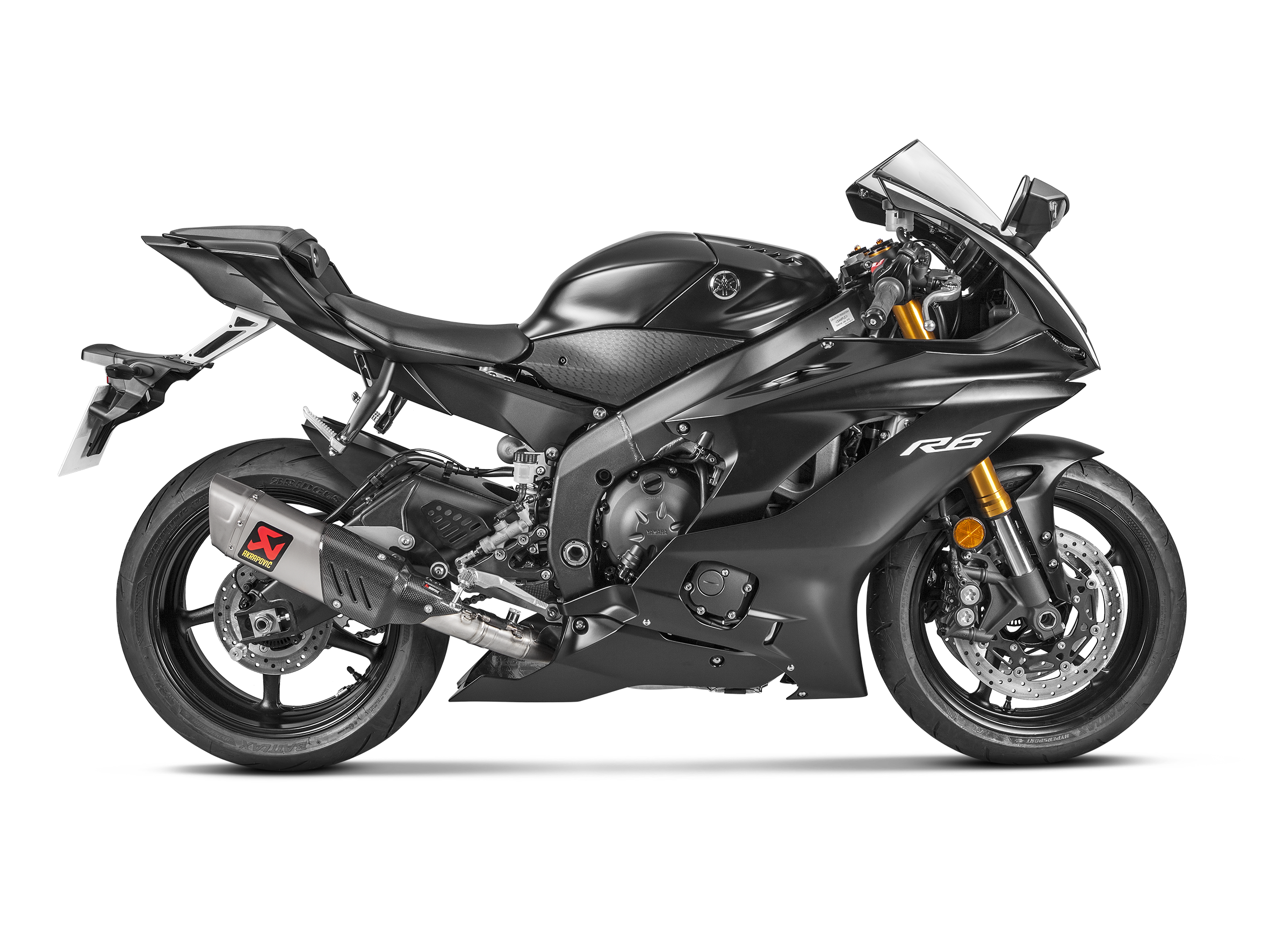 Akrapovic Titanium Racing GP Exhaust System for Yamaha R6 2008