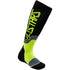 Alpinestars MX Plus 2 Youth Socks - Black/Yellow Fluorescent