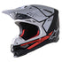 Alpinestars Supertech M8 Factory Helmet - Black/White/Red Fluo
