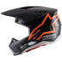 Alpinestars S-M5 Compass Helmet Matt - Black/Orange Fluo